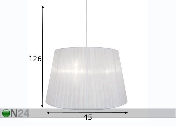 Подвесной светильник Blois White Ø 45 см размеры