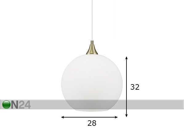 Подвесной светильник Bowl размеры