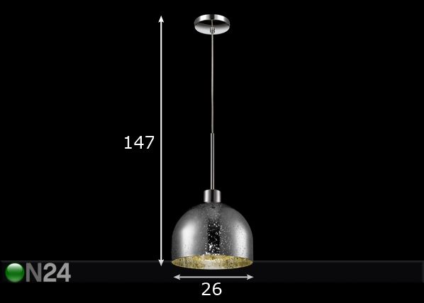 Подвесной светильник Carino Ø26 см размеры