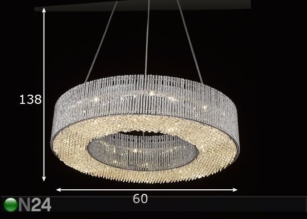Подвесной светильник Carlo Ø60 cm LED размеры