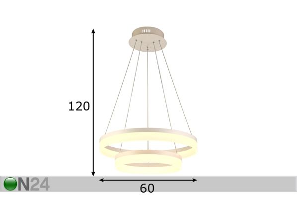 Подвесной светильник Circle 2 размеры