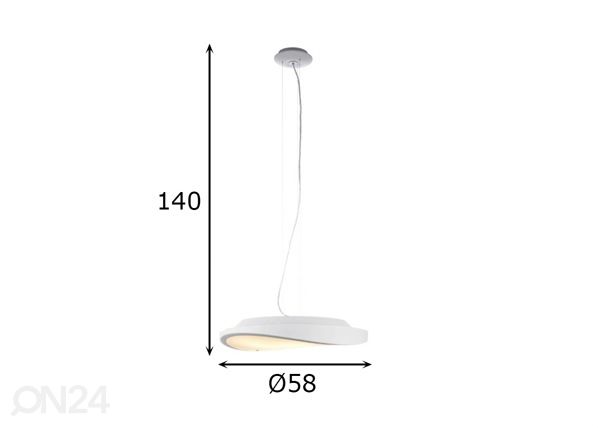 Подвесной светильник Circulo Ø58 cm размеры