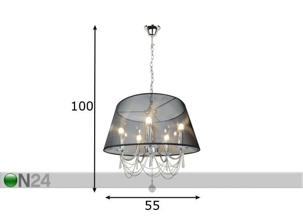 Подвесной светильник Clamart Ø55 см размеры