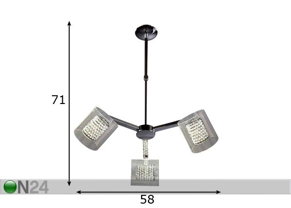 Подвесной светильник Corina размеры