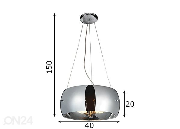 Подвесной светильник Cosmo размеры