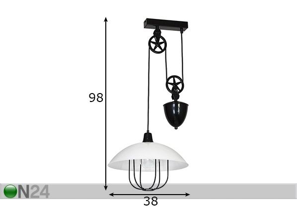 Подвесной светильник Danton III размеры