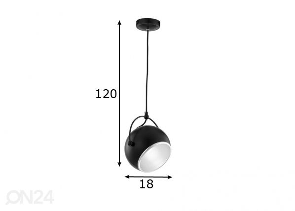 Подвесной светильник Degli размеры