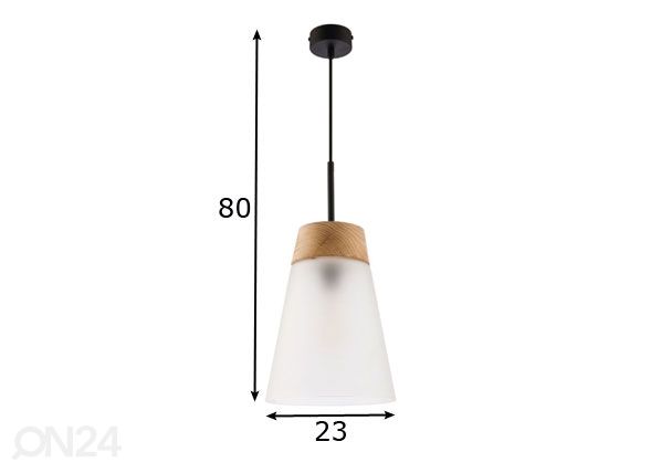 Подвесной светильник Domino Ø 23 см размеры