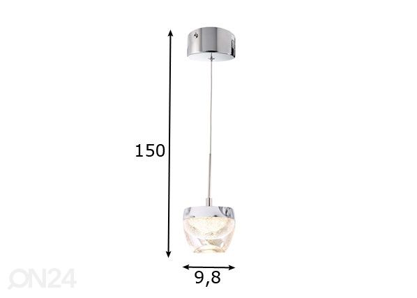 Подвесной светильник Doradus I LED размеры
