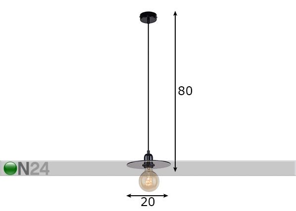 Подвесной светильник Dysk размеры