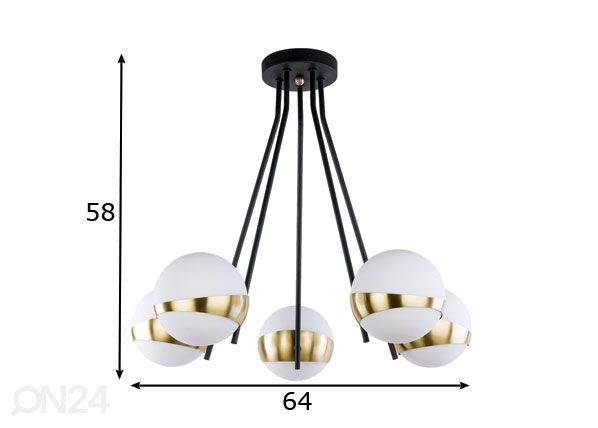 Подвесной светильник Elfa 5 размеры