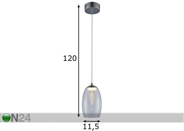 Подвесной светильник Enzo LED размеры