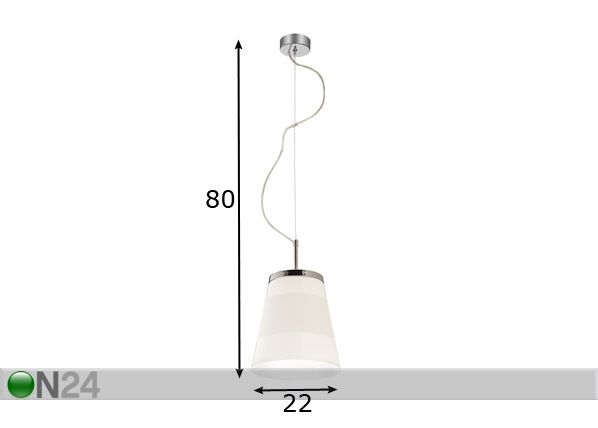 Подвесной светильник Fargo Ø 22 см размеры