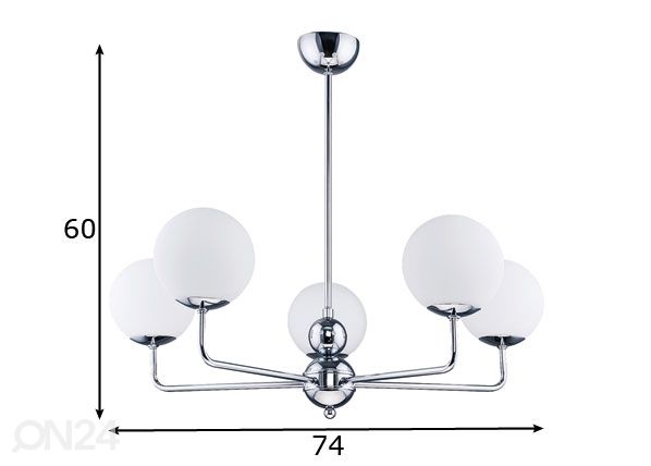 Подвесной светильник Filoma 5 размеры