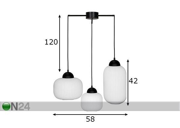Подвесной светильник Float размеры