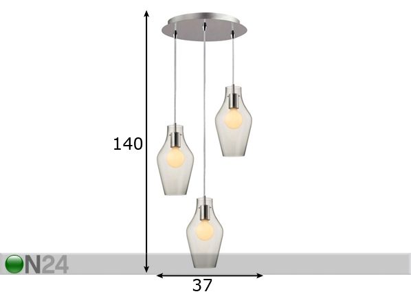 Подвесной светильник Goblet 3B размеры