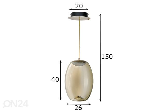 Подвесной светильник Helena размеры