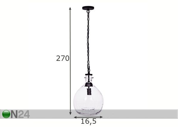 Подвесной светильник Ice размеры
