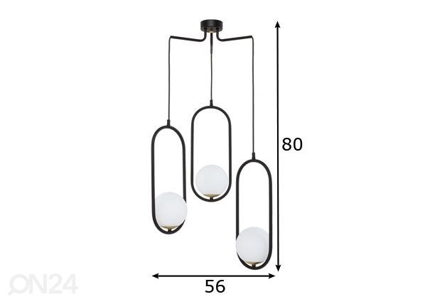 Подвесной светильник Igon 3 размеры
