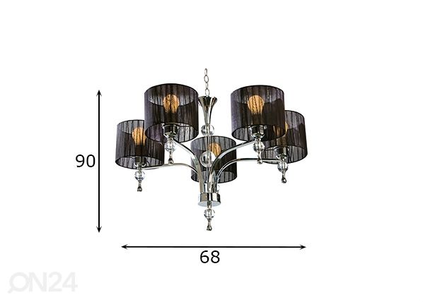 Подвесной светильник Impress 5 размеры