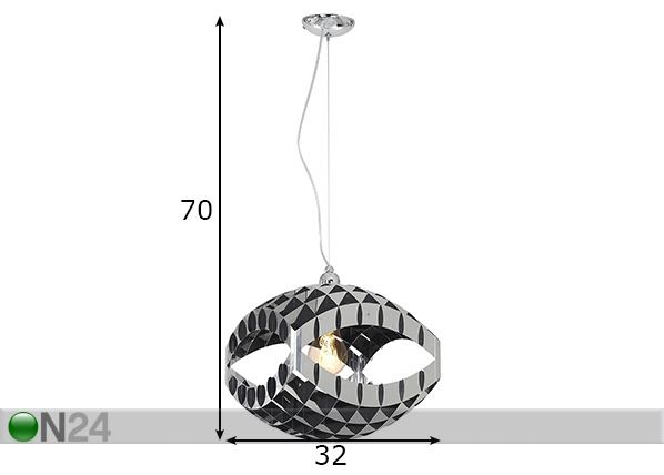 Подвесной светильник Kiti размеры