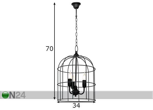 Подвесной светильник Kolibri размеры