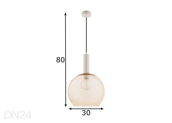 Подвесной светильник Laf Amber размеры