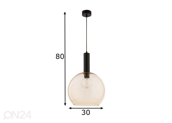 Подвесной светильник Laf Amber размеры