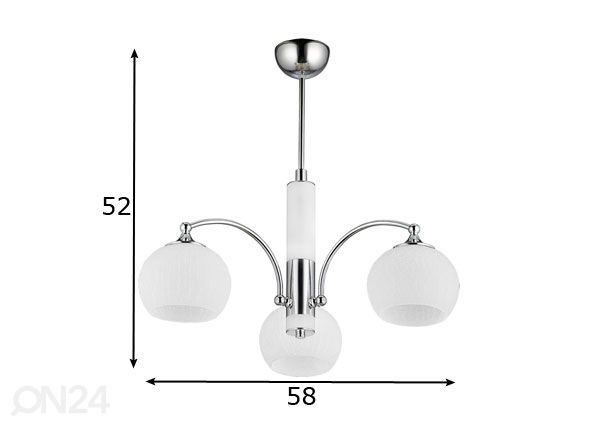 Подвесной светильник Largo 3 размеры