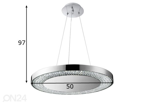 Подвесной светильник LED Disc размеры
