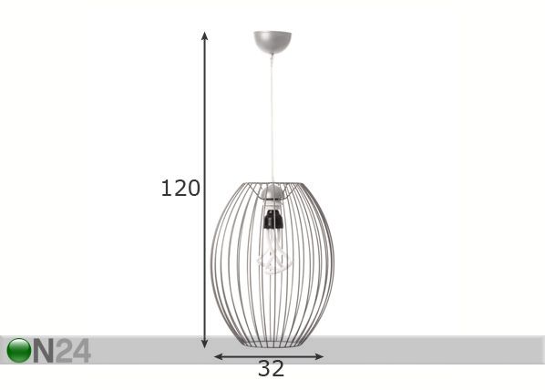 Подвесной светильник Leiria размеры