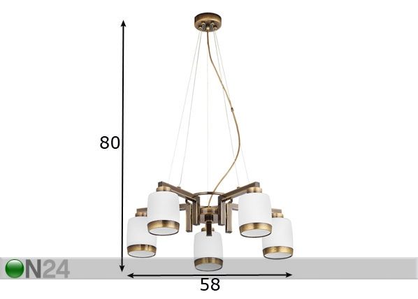 Подвесной светильник Linea 5 размеры