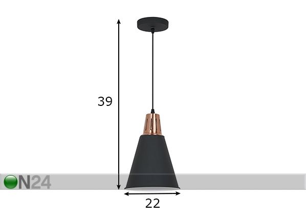 Подвесной светильник Luca размеры