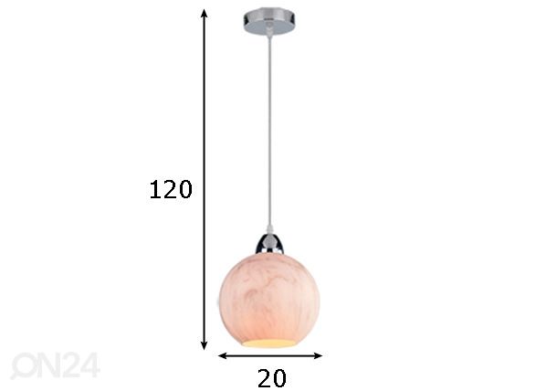 Подвесной светильник Marble размеры
