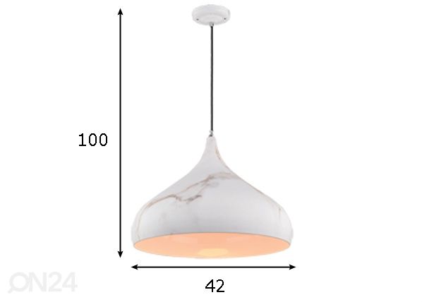 Подвесной светильник Marble размеры