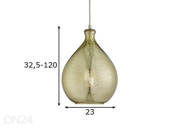 Подвесной светильник Mercury размеры