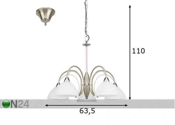 Подвесной светильник Milea размеры