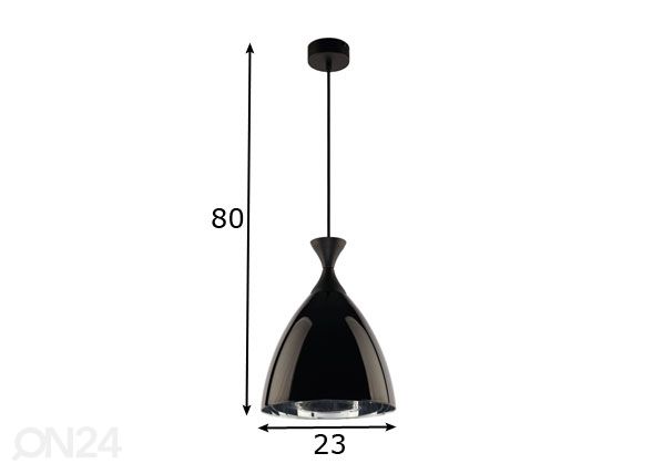 Подвесной светильник Nero Black размеры