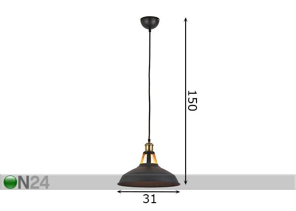 Подвесной светильник New Axel Ø31 cm размеры