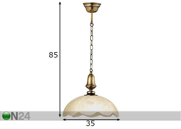 Подвесной светильник Patyna V размеры