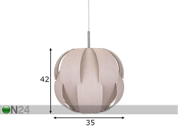 Подвесной светильник Pavot размеры