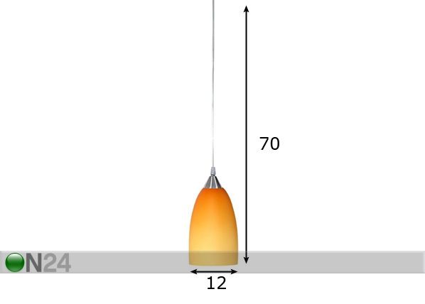 Подвесной светильник Pomarancz размеры