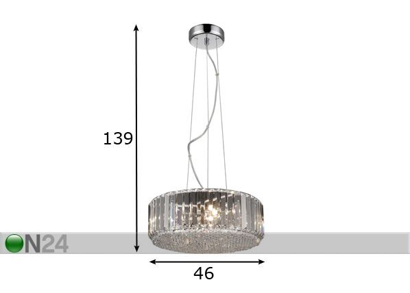 Подвесной светильник Prince Ø46 cm размеры