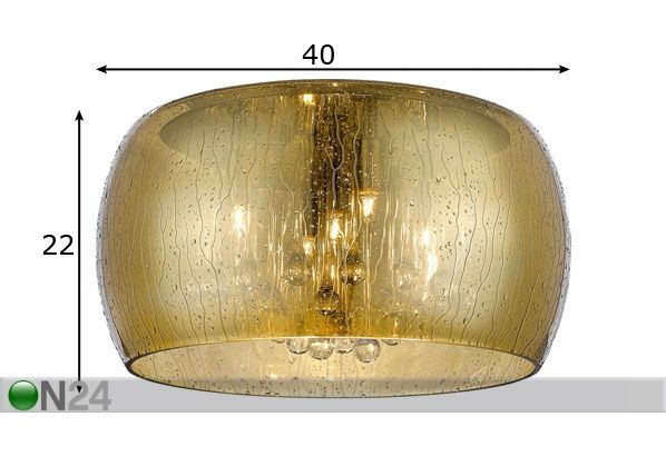 Подвесной светильник Rain Gold Ø40 cm размеры