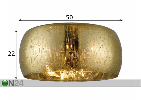 Подвесной светильник Rain Gold Ø50 cm размеры