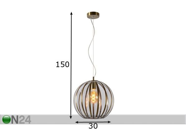 Подвесной светильник Rame Ø30 см размеры
