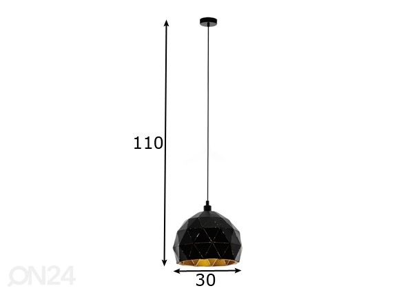 Подвесной светильник Roccaforte Ø 30 см размеры