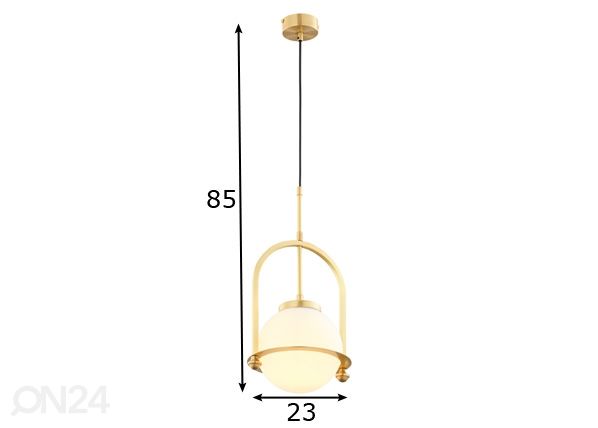 Подвесной светильник Rosso MS размеры