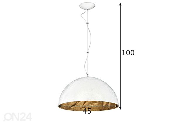 Подвесной светильник Simi, 45 см размеры