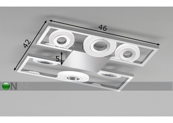 Подвесной светильник Spins LED размеры